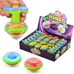 IPIDIPI TOYS Light Up Spinning Tops Set of 12