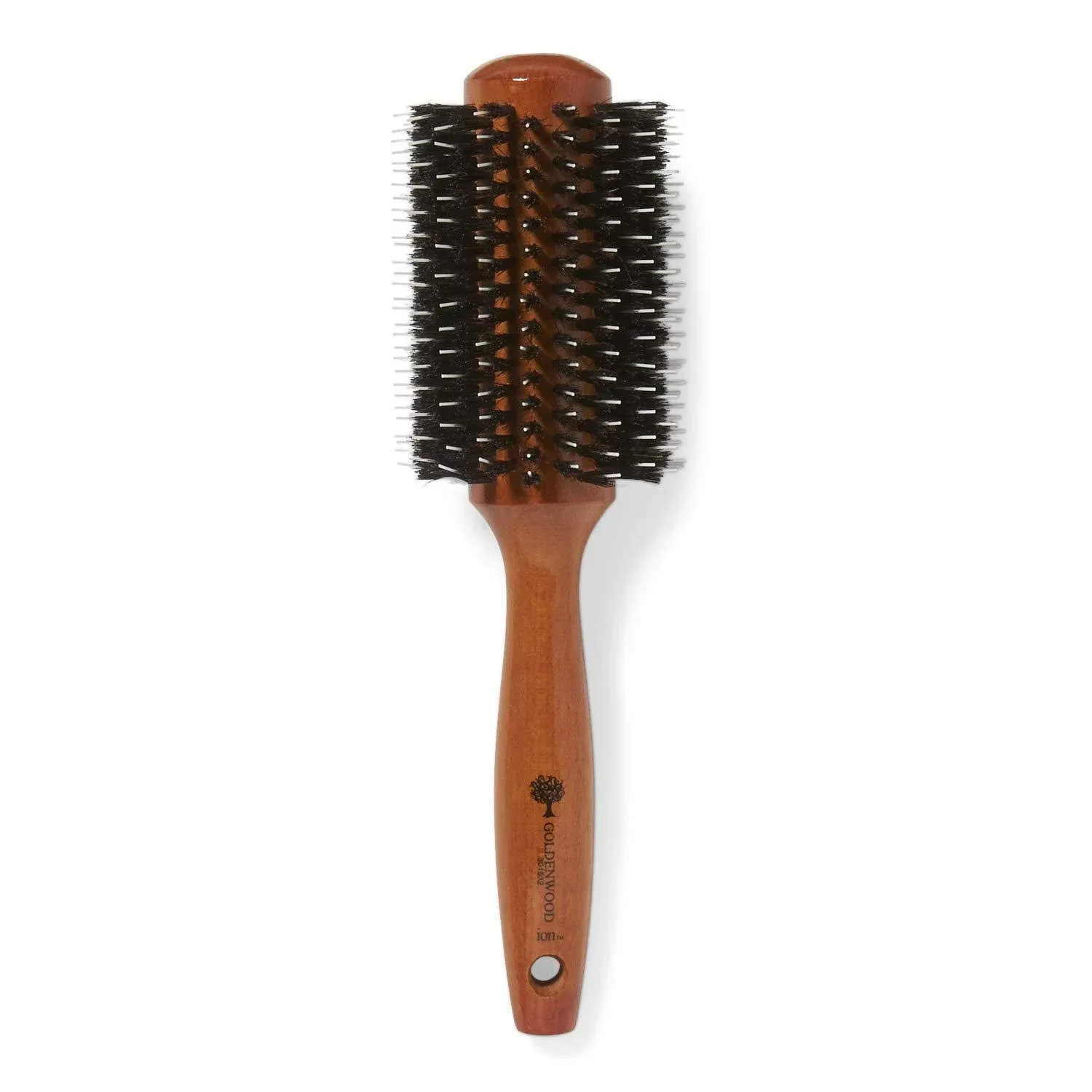 Ion Golden Wood Boar/Porcupine Round Brush Large