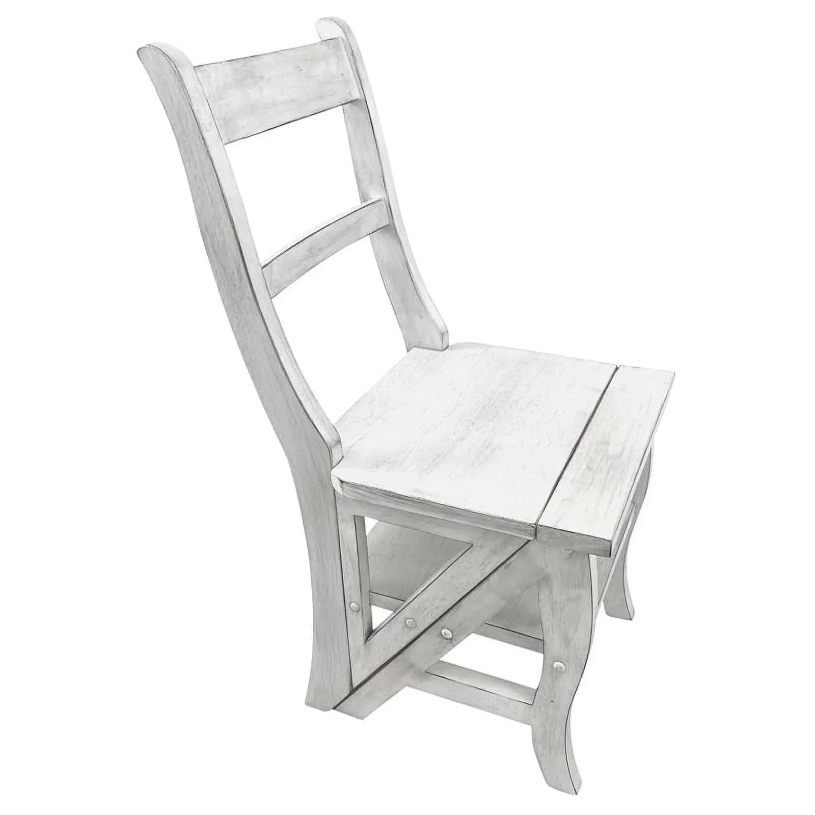 Carolina Living Folding Library Ladder Chair