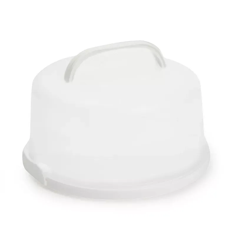 Juvale Round Cake Carrier with Lid and Handle