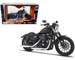 2014 HARLEY DAVIDSON SPORTSTER IRON 883 MATTE BLACK 1:12 BY MAISTO 32326 CRUISER