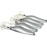 10/20 Pieces 22G Fishing Lures Spoons Saltwater Treble Feather Hooks Hard Metal