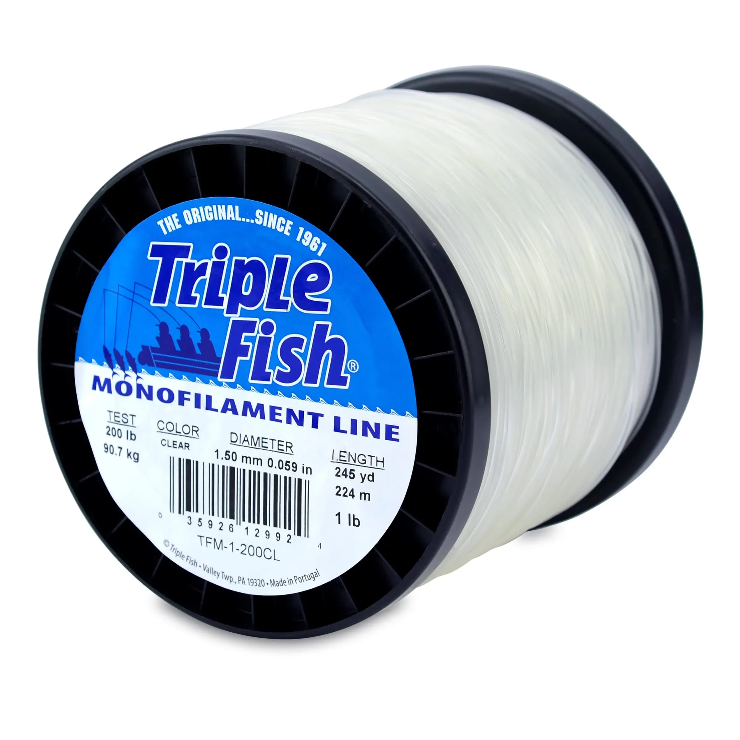 Triple Fish Monofilament Fishing Line - Strong Clear Pink Camo Color for Trollin