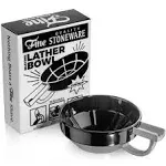 \ufeffMr Lather Bowl \ufeffGentleman&#039;s Ceramic Shaving Cream Bowl Aerating Ribbed \ufeffText...