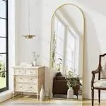 Arched Floor Mirror, 65&#034;X22&#034; Full Length Mirror, Standing Mirror Hanging or Lean