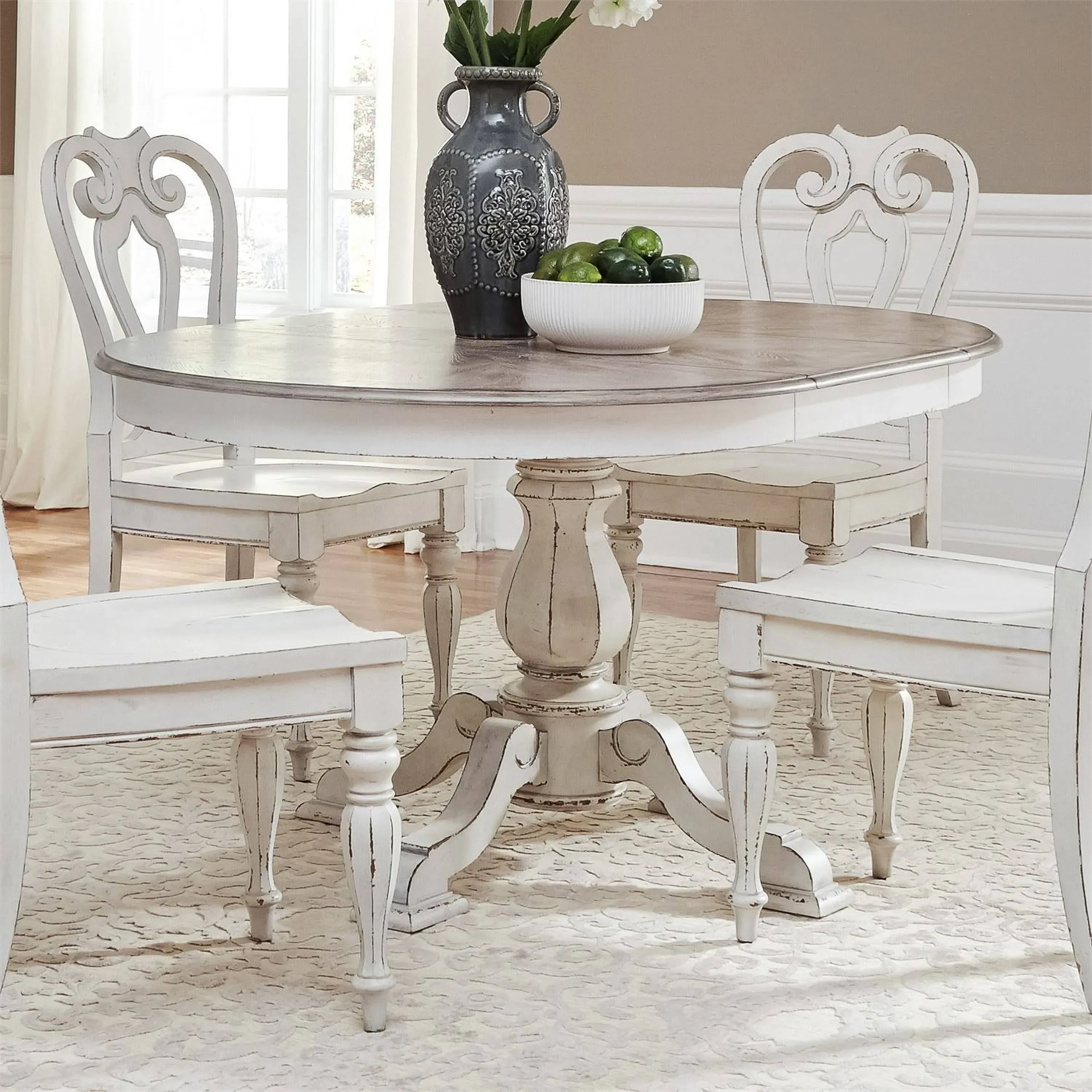 Magnolia Manor Pedestal Dining Table by Liberty Furniture