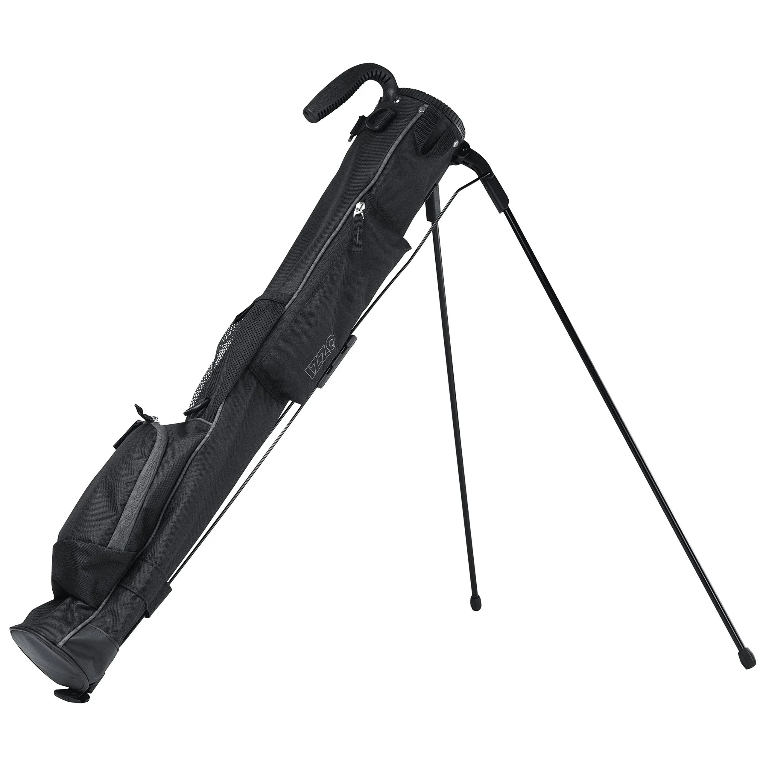 Izzo Golf Sunday Stand Bags - Lightweight Golf Stand Bag Sunday Bag Black/Grey