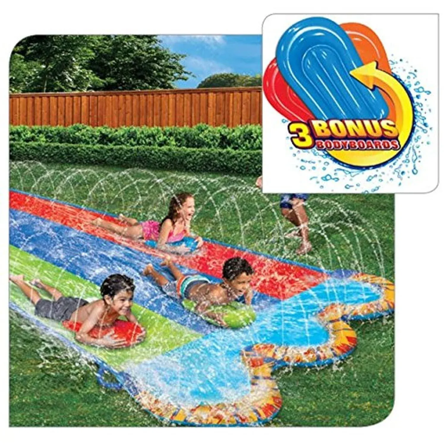 Banzai Triple Racer Water Slide