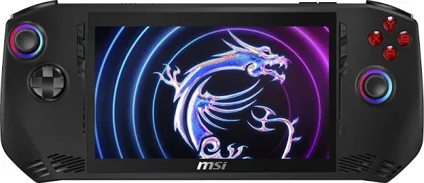 MSI Claw PC Gaming Handheld: Intel Ultra 5-135H, 7" FHD 120Hz Display, 16GB LPDDR5, 512TB NVMe SSD, MicroSD Card Reader, Thunderbolt 4, Win 11 Home: Black A1M-052US