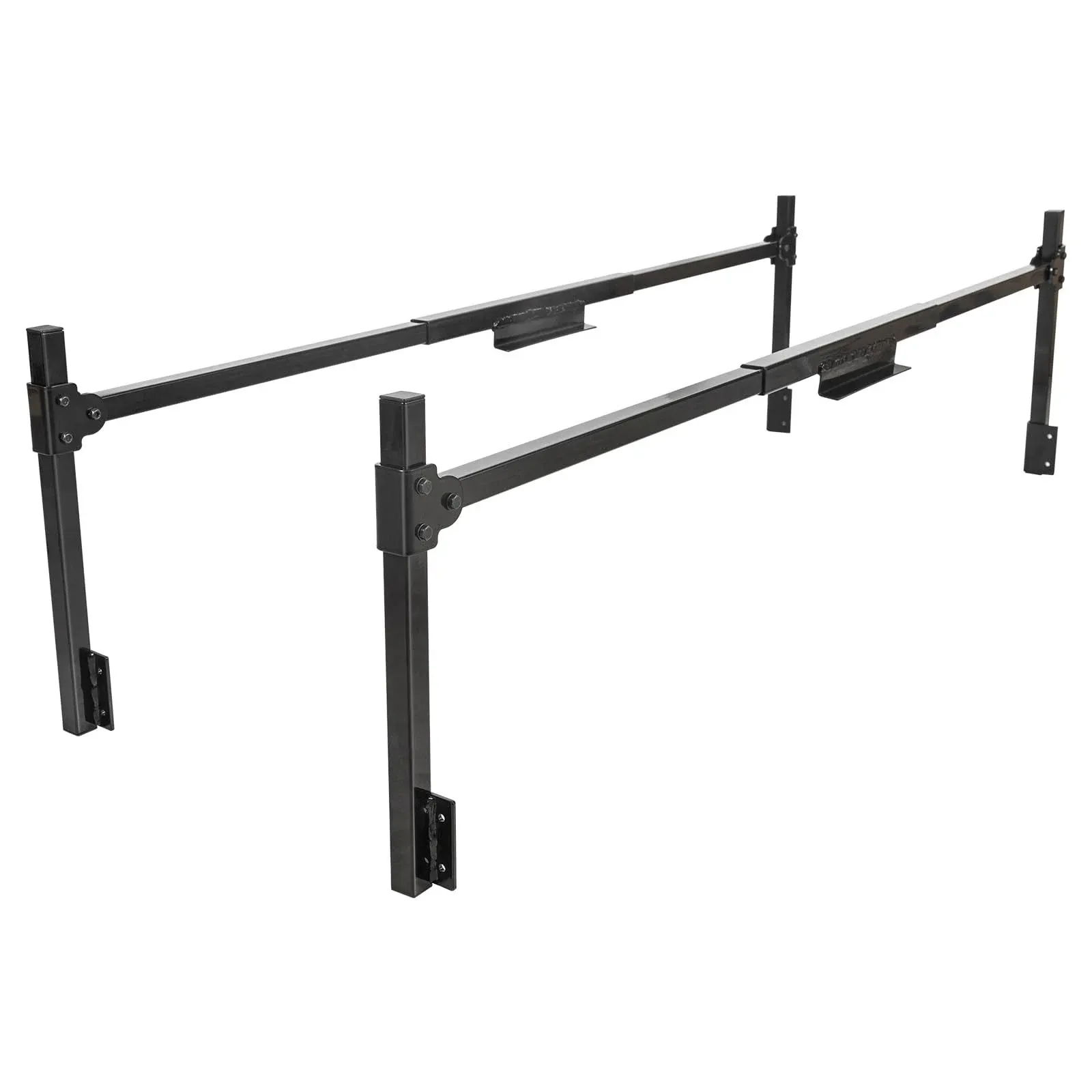 AA-Racks Model X-TCR Universal Truck Caps & Topper Ladder Rack 2 Bar Ladder Rack Adjustable Iron Cross Bar