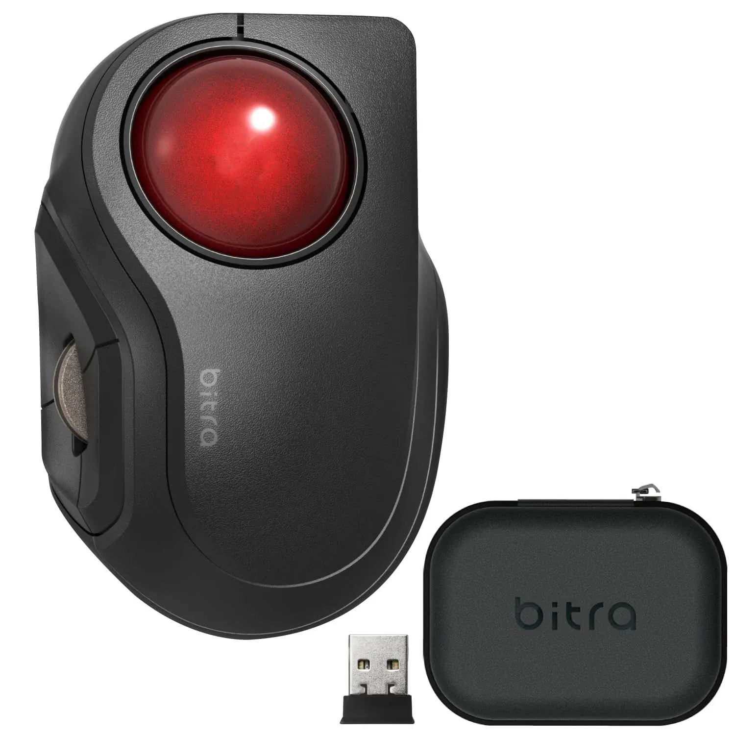 Elecom Wireless Trackball Mouse M-MT2DRSBK S Size 5-Button New