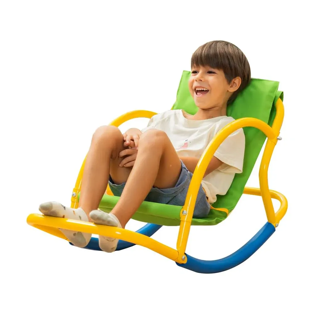 PLATPORTS Kids Saucer Chair Seesaw - Teeter Totter for Outdoor Play - Toddler...