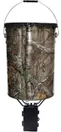 Wildgame W50P Quick-Set 50 RealTree Camo Pail Feeder with Digital Timer, 50 Lb