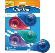 Bic Wite Out EZ Correct Correction Tape