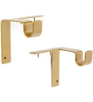 Kwik-Hang Enamel No Drill Curtain Rod Bracket