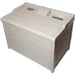 BenchSentry by Genie Package Delivery Box for Outside - Protects Packages from Theft and Weather Damage - Tan