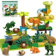 Jixin Dinosaur Marble Run Building Blocks