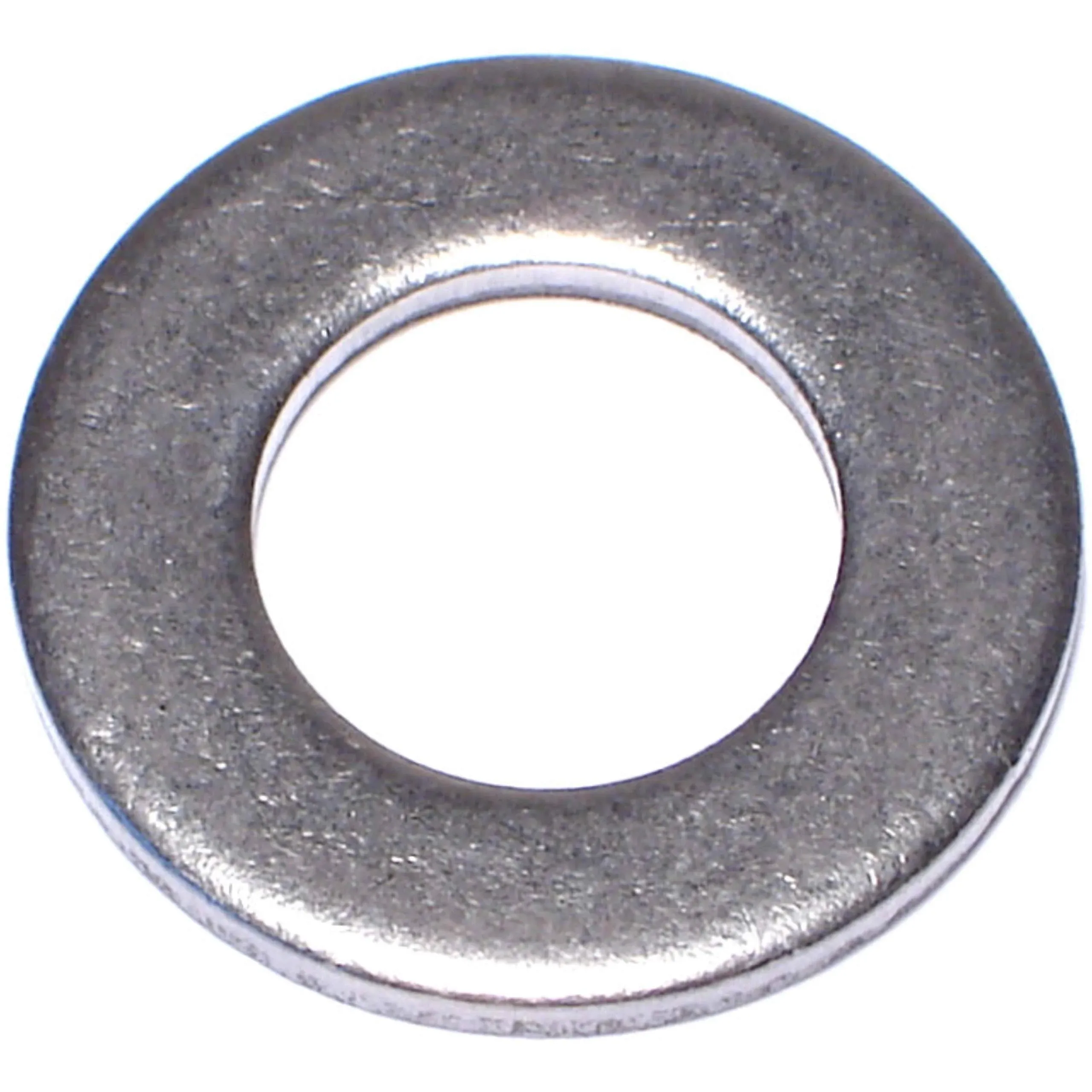 Flat Washer, Fits Bolt Size M14 , Steel Plain Finish, 12 PK