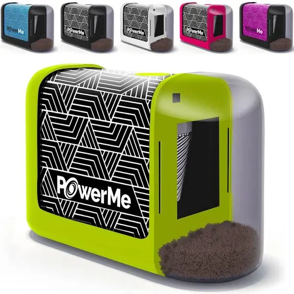 POWERME Battery-Operated Electric Pencil Sharpener For Kids, School, Home, Office - For No 2 Pencils And Colored Pencils