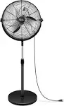 Simple Deluxe 20&#039;&#039; Pedestal Stand Fan High Speed Heavy Duty Metal For Industrial