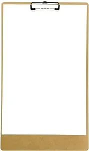 Ruby Paulina 11x17 Clipboard Hardboard Panel Featuring a Low Profile Clip Light Brown (544462)