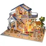 Flever Dollhouse Miniature DIY House Kit Creative Room with Furniture for Romantic Artwork Gift(Legend of The Blue Sea)