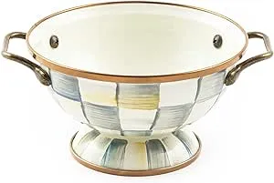 Sterling Check Enamel Simply Anything Bowl