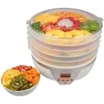 MasterChef Food Dehydrator with 5 Trays, Digital Temperature Controls, Dehydrating Machine, Free