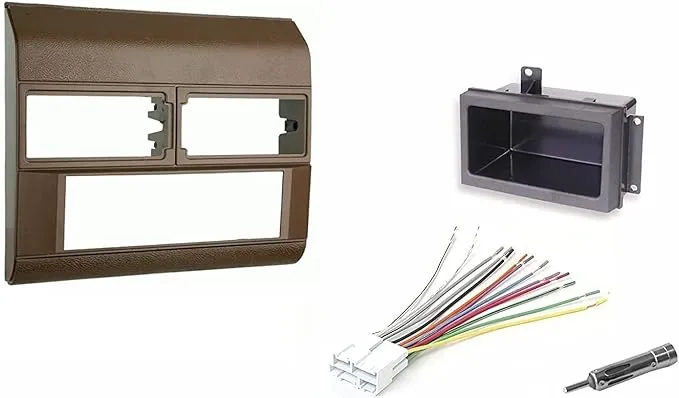 Custom Install Parts Beige Radio Stereo Dash Kit w/Wire... 