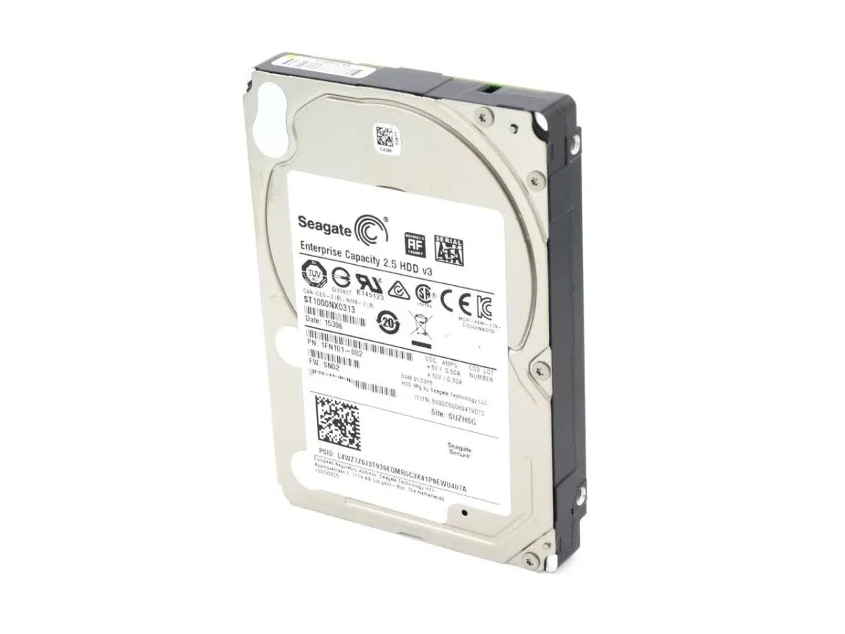 Seagate ST1000NX0313 Enterprise 1 TB 2.5" Internal Hard Drive 128mb Cache 7200rpm