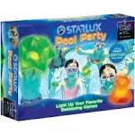 Starlux Pool Party: Light Up, Glow in The Dark Pool Toys (Ages 8+, 1-8+ Players) | Pool Games | Swimming Pool Party Set | Night Swim Toys & Light Up Pool Toys | Glow in The Dark Pool Supplies