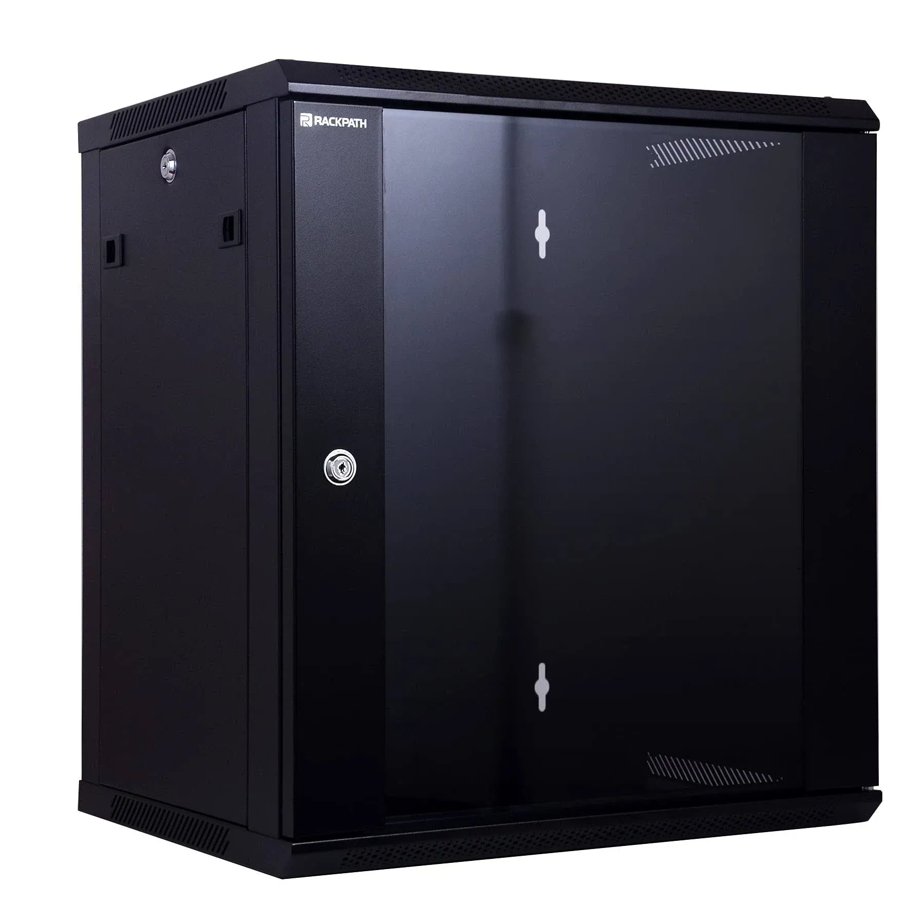 12U Performance Wall Mount Server Cabinet Network Rack Enclosure, Quiet Cooling 