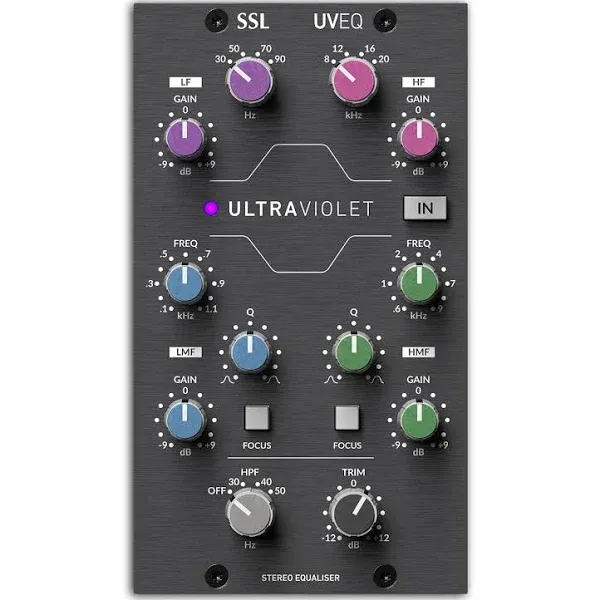 Solid State Logic UltraViolet EQ 500 Series Stereo 4-Band Equalizer Module