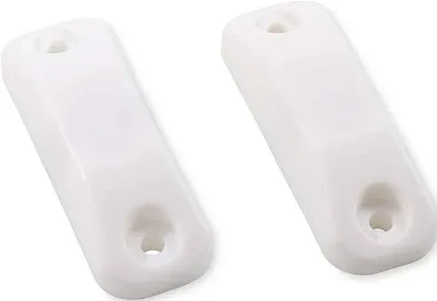 CAMCO 44155 RV CAMPER Magnetic Baggage Door Catch, Set of 2, White