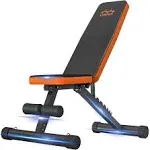 Lusper Weight Bench for Home Gym 660lb Basic - 800lb