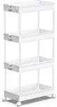 3 Tier Mobile Shelving Unit Organizer Utility Rolling Shelf Cart