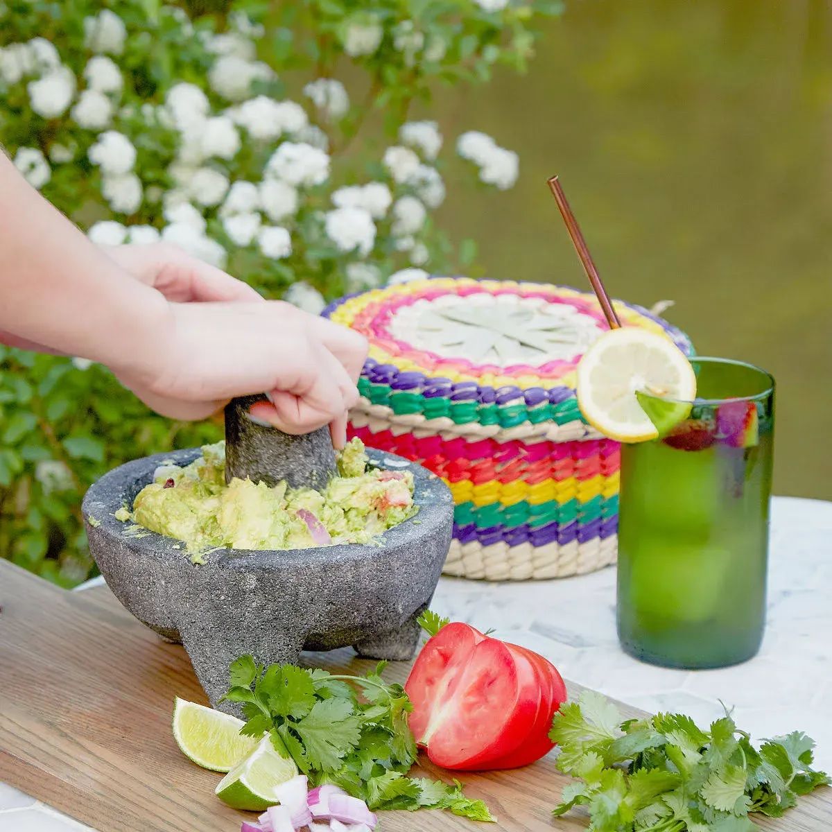 Molcajete Tortilla Basket