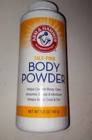 Arm & Hammer Talc-Free Body Powder, 5 oz. Containers