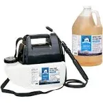 Bare Ground BGPS-1 All Natural Anti-Snow Liquid De-Icer with Battery Powered Sprayer, 128 oz (1 Gallon)