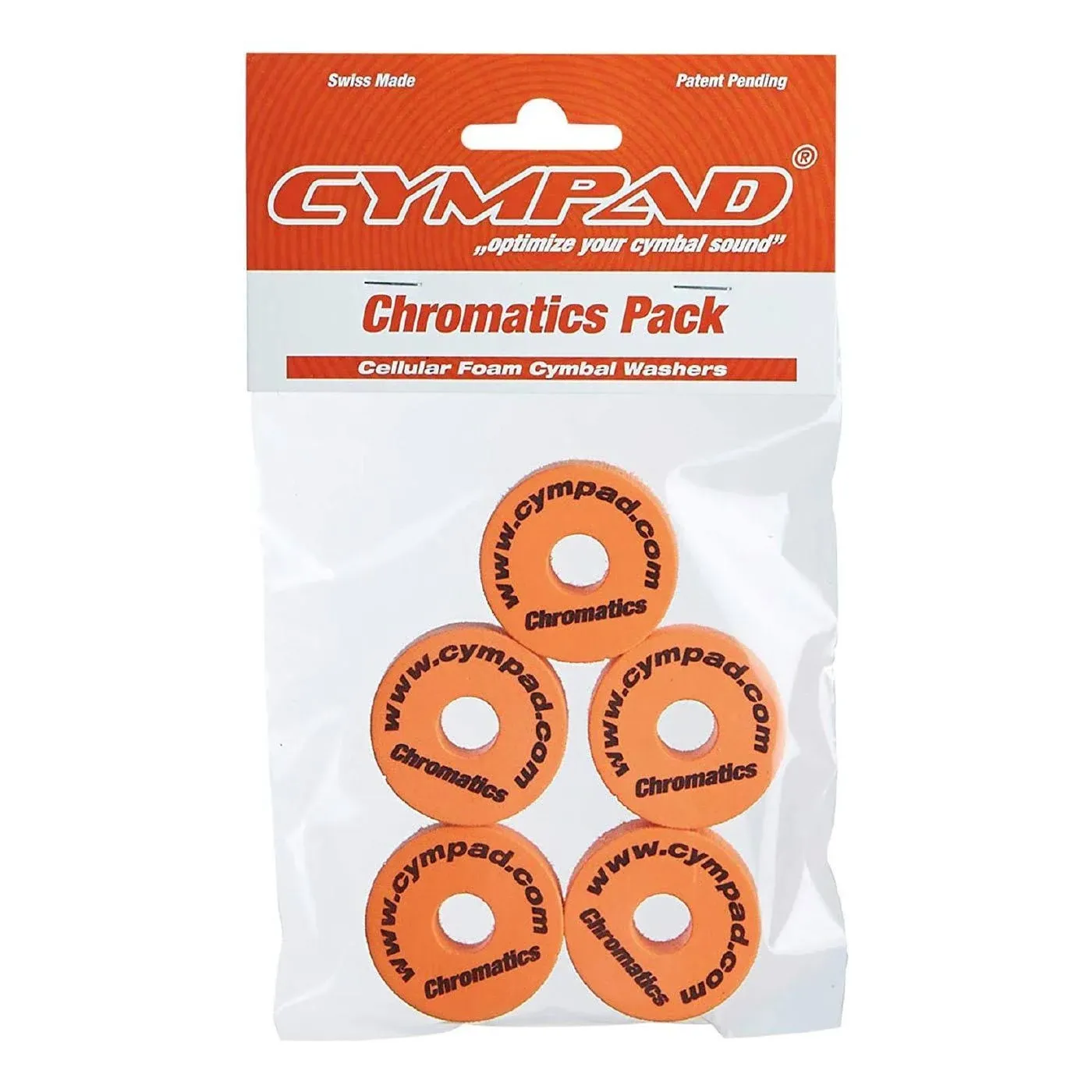 Cympad Chromatics Set 40/15mm Orange (5pcs)