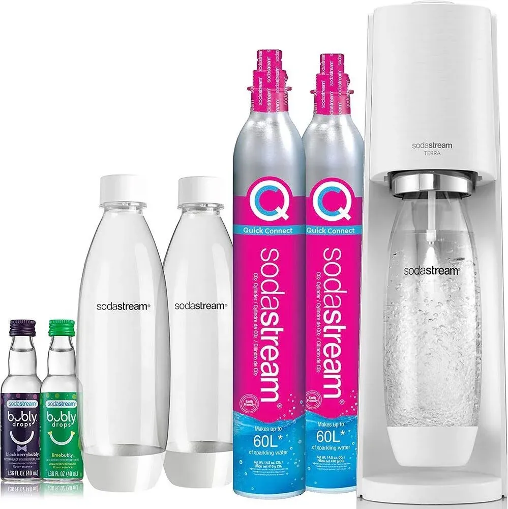 SodaStream Art Sparkling Water Maker Bundle (White) adamsbargainshop