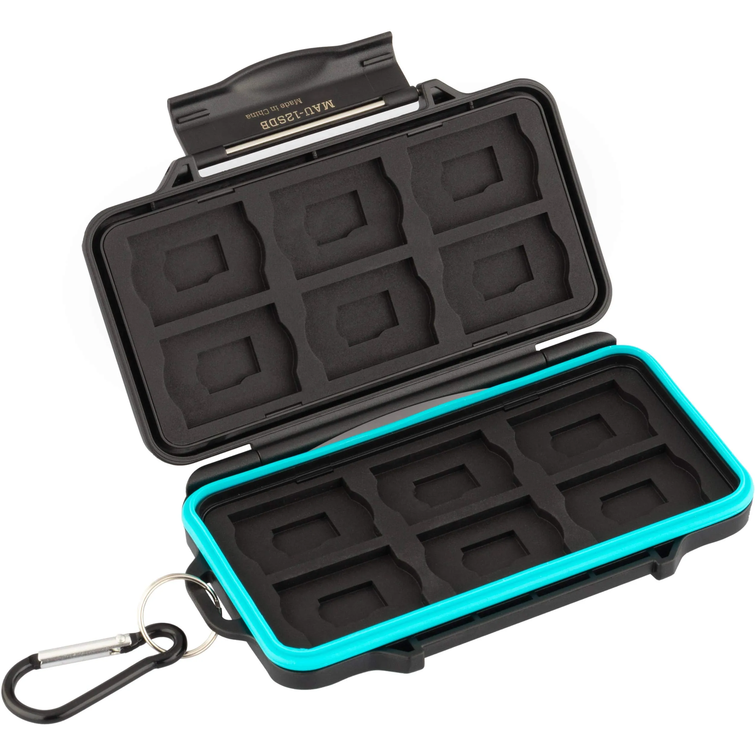 Ruggard Leda Memory Card Case for SD & microSD Cards (Black)