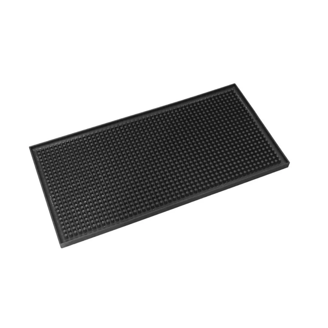 Premium Bar Mat 12x6 inches - Durable, Non-Toxic Bar Mats for Countertop - Easy to Clean Coffee Bar Mat - Spill Protector Dish Drying Mat