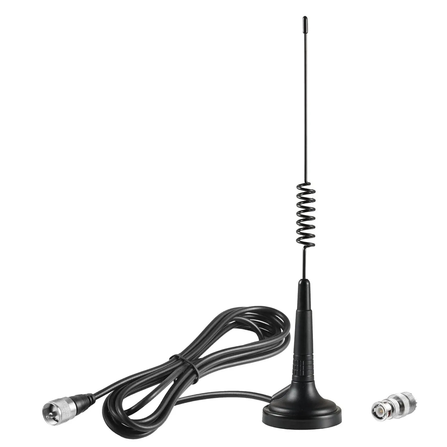 Long Range 27MHz Magnetic Base CB Radio Antenna with PL-259 BNC Male Connector for Mobile/Car Radio Cobra Midland Uniden Maxon President Vehicle Car Truck Mobile Handheld CB Radio Shack, Eifagur