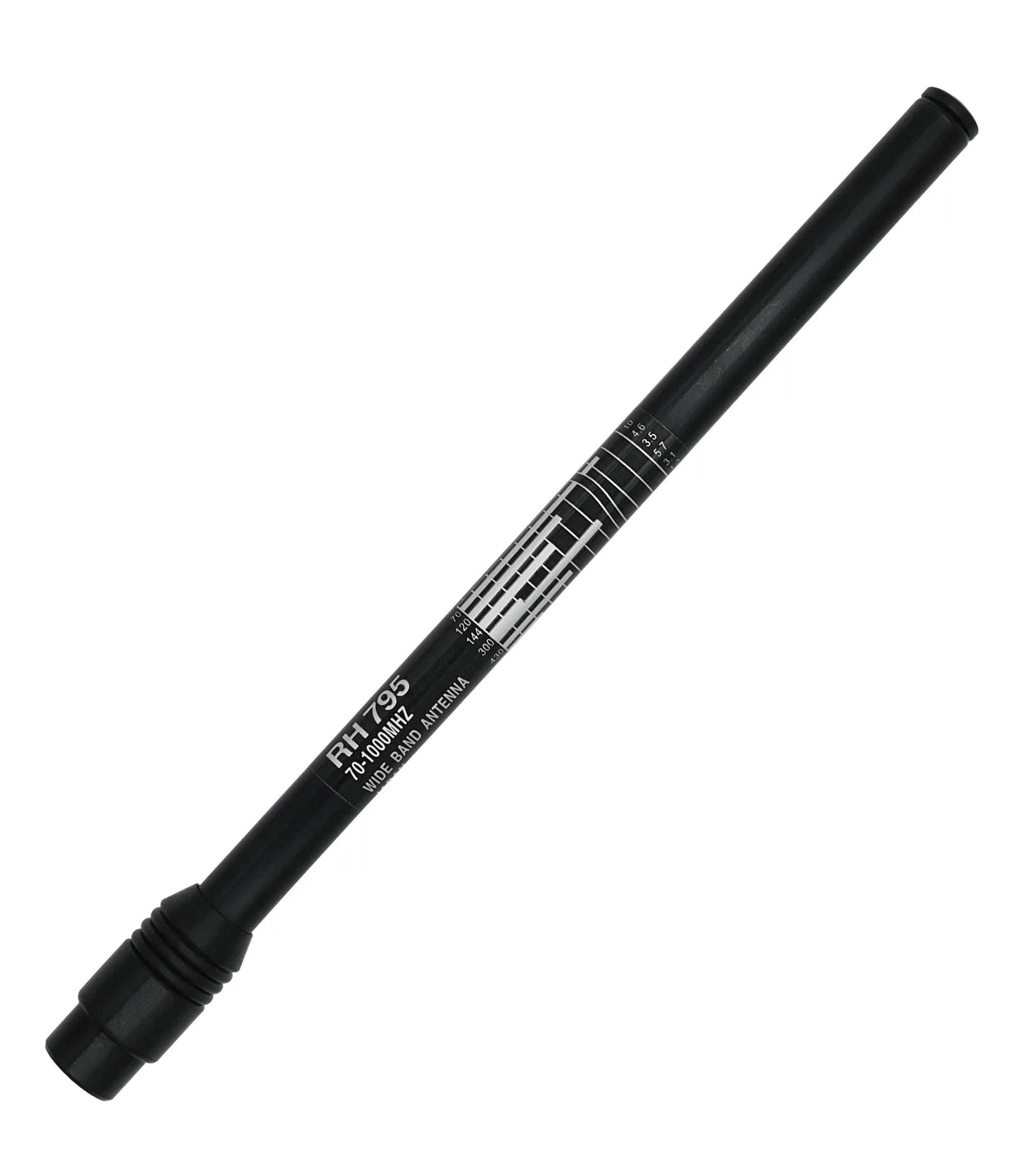 GRA-RH795 SMA 70-1000MHz Wide-Band Handheld Telescopic Scanner Antenna, 7.67" to 45.27"