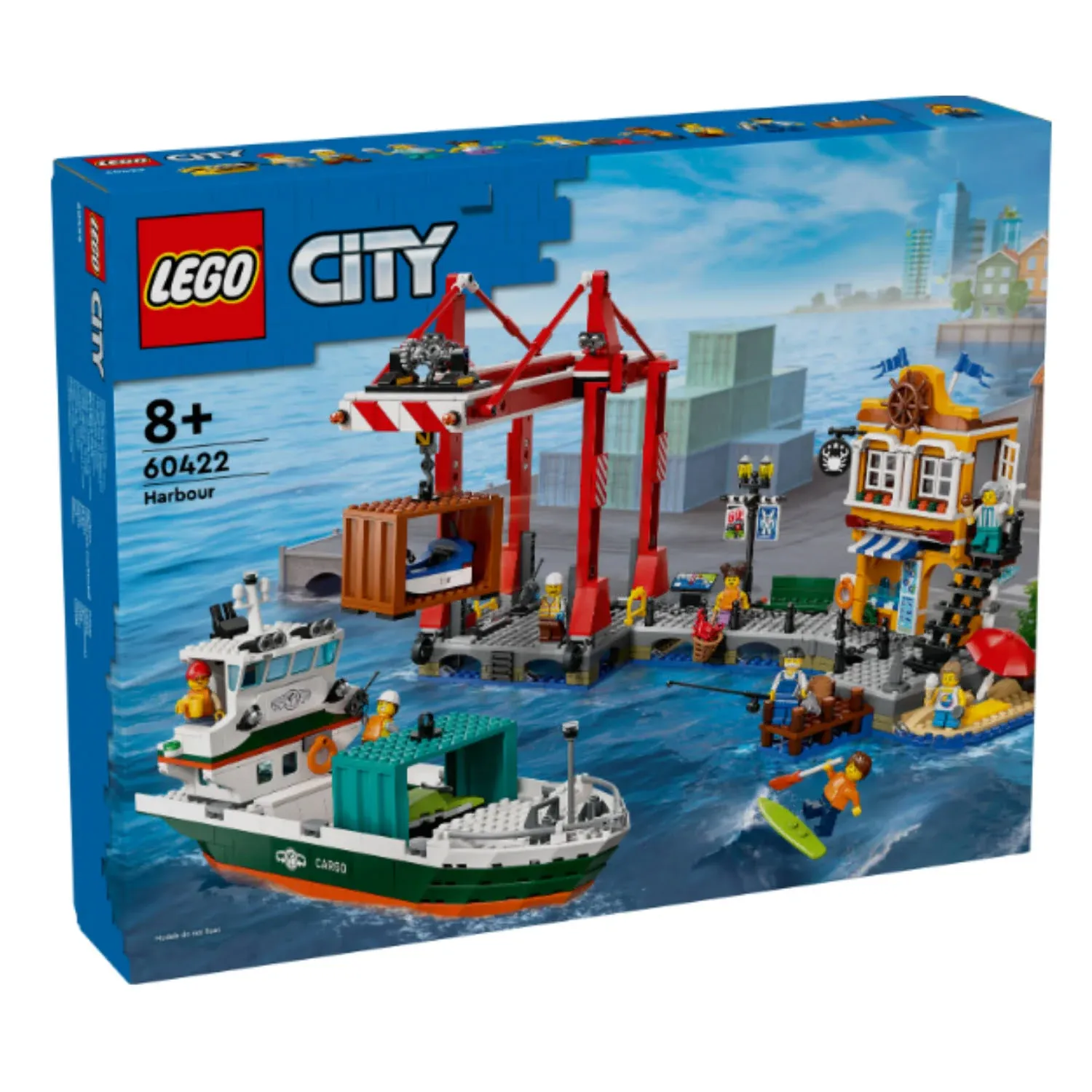 LEGO 60422 City Seaside Harbor with Cargo Ship