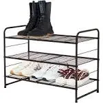 CAXXA 3-Tier Stackable Expandable Metal Wire Utility Rack