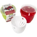 Arrow Home Products Assorted Plastic Berry Bowl and Colander Set 6 pc