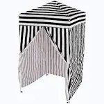 Impact Canopy 740010091 Pop-Up Changing Dressing Room, Black/White