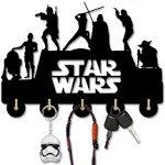 KingLive Star Wars Wall-Mounted Key Hooks